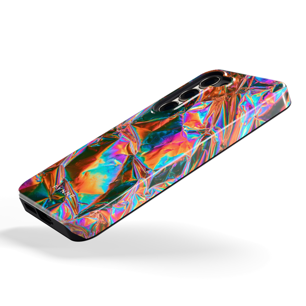 Holografische print hoesje voor Galaxy S23, schuin
