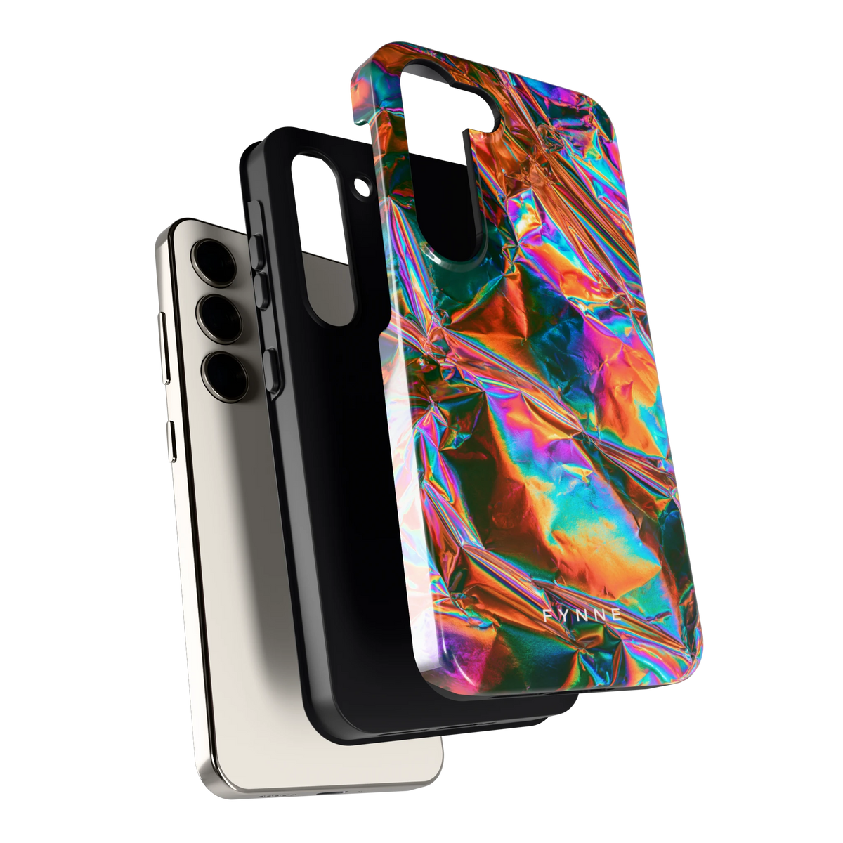 Holografische print hoesje voor Galaxy S23, los van de telefoon