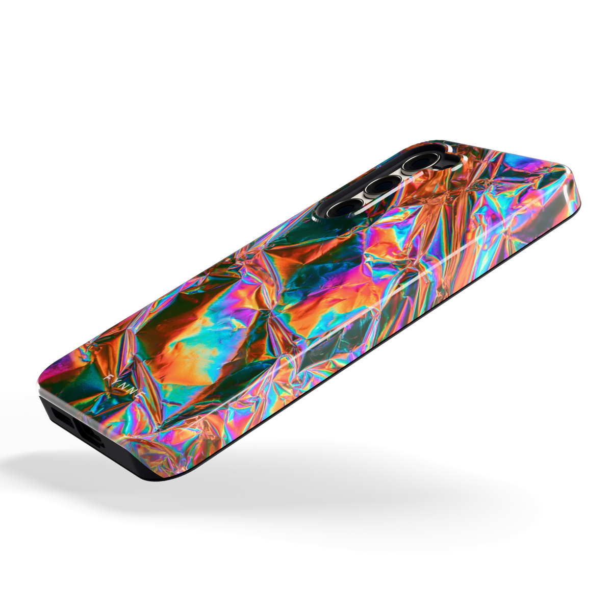 Holografische print hoesje voor Galaxy S23+, schuin