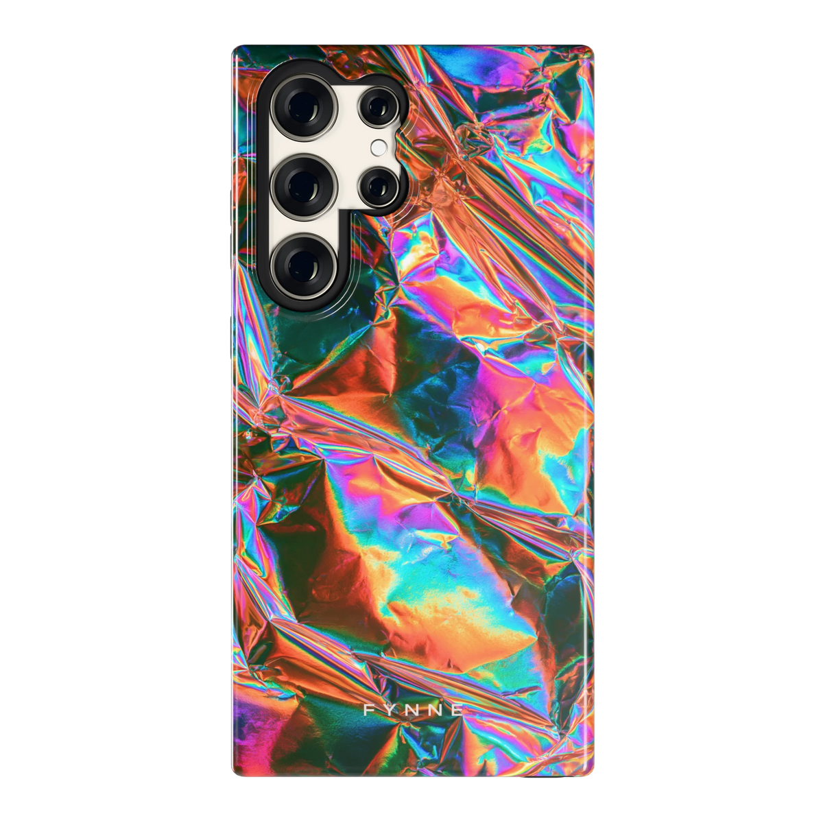 Holografische print hoesje voor Galaxy S23 Ultra, achterkant