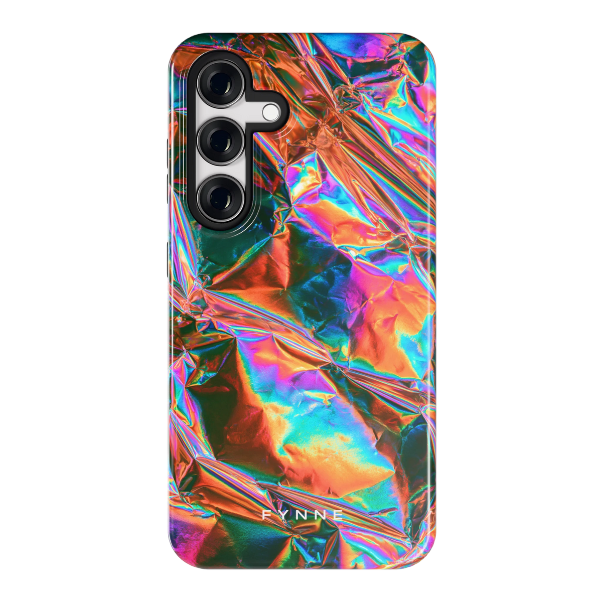 Holografische print hoesje voor Galaxy S24, achterkant