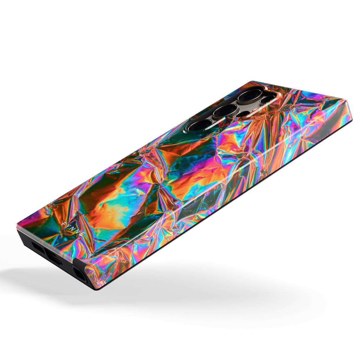 Holografische print hoesje voor Galaxy S24 Ultra, schuin