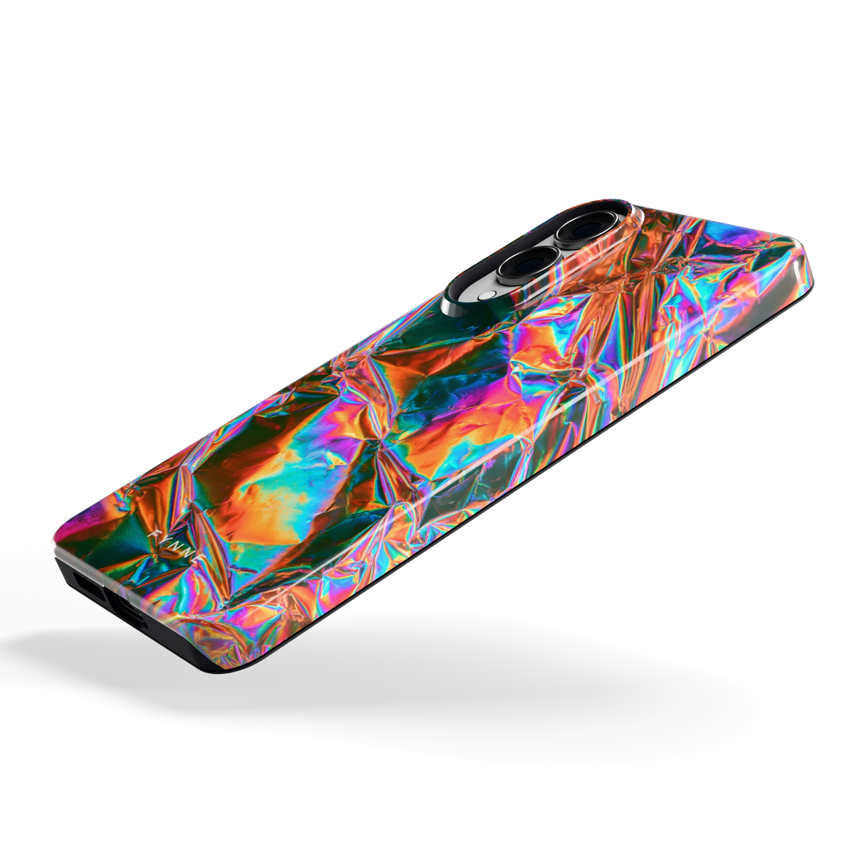 Holografische print hoesje voor Galaxy S25 Edge, schuin