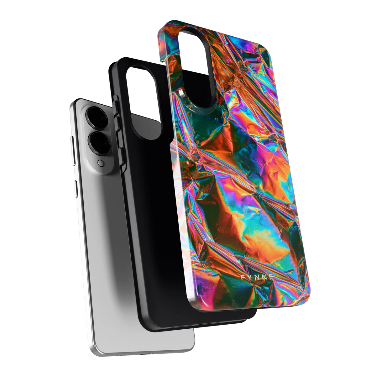 Holografische print hoesje voor Galaxy S25 Edge, los van de telefoon