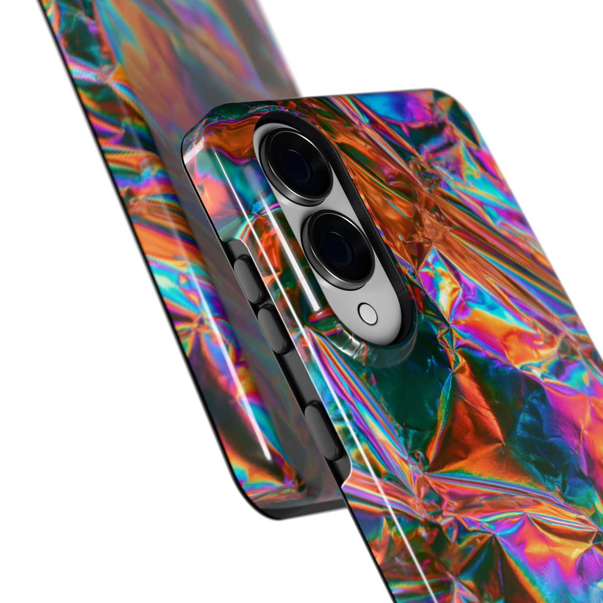 Holografische print hoesje voor Galaxy S25 Edge, close-up