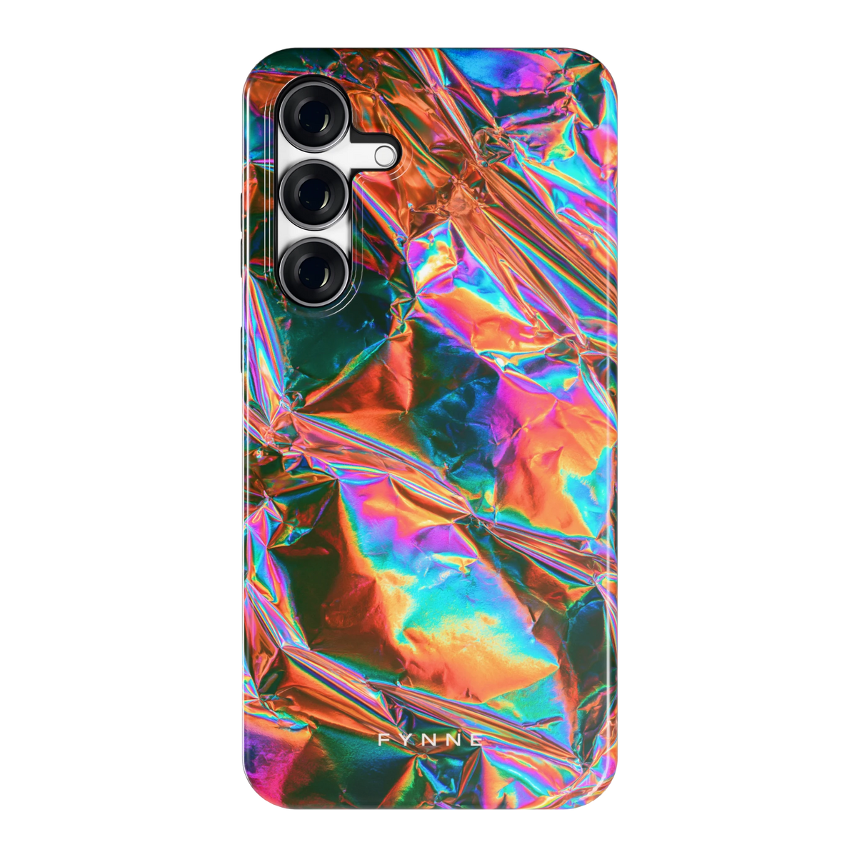 Holografische print hoesje voor Galaxy S25 FE, achterkant