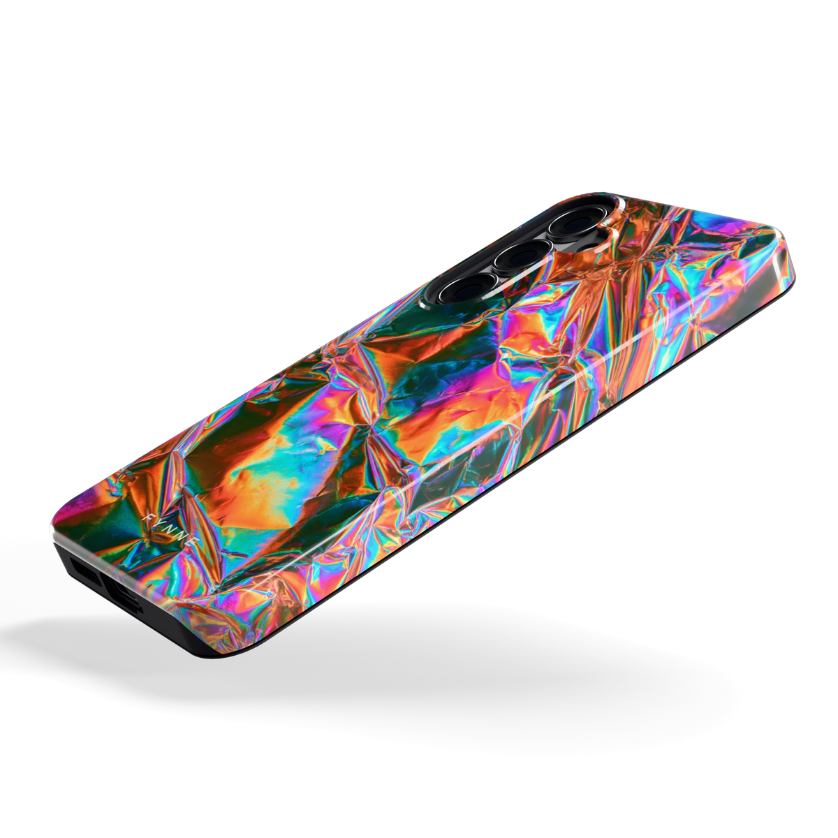 Holografische print hoesje voor Galaxy S25+, schuin