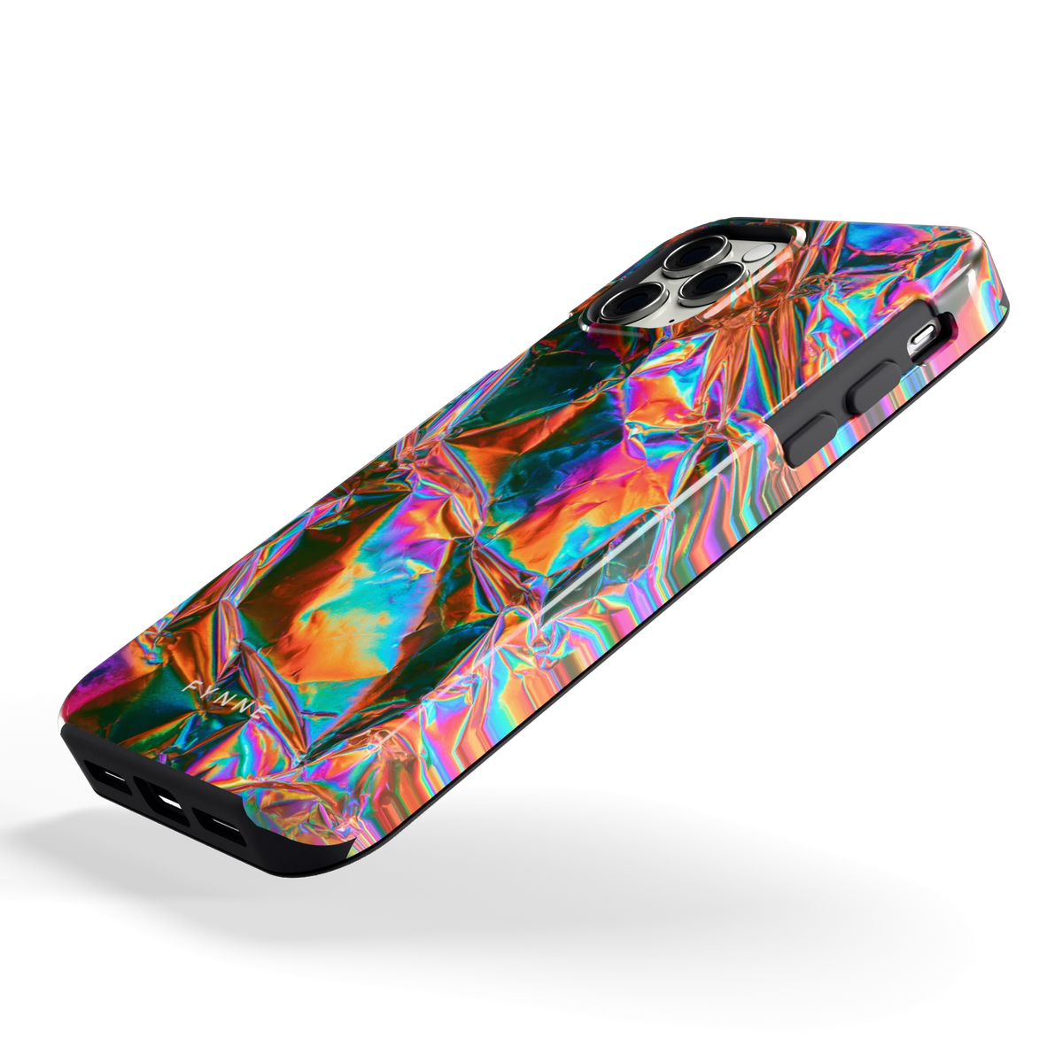 Holografische print hoesje voor iPhone 11 Pro, schuin