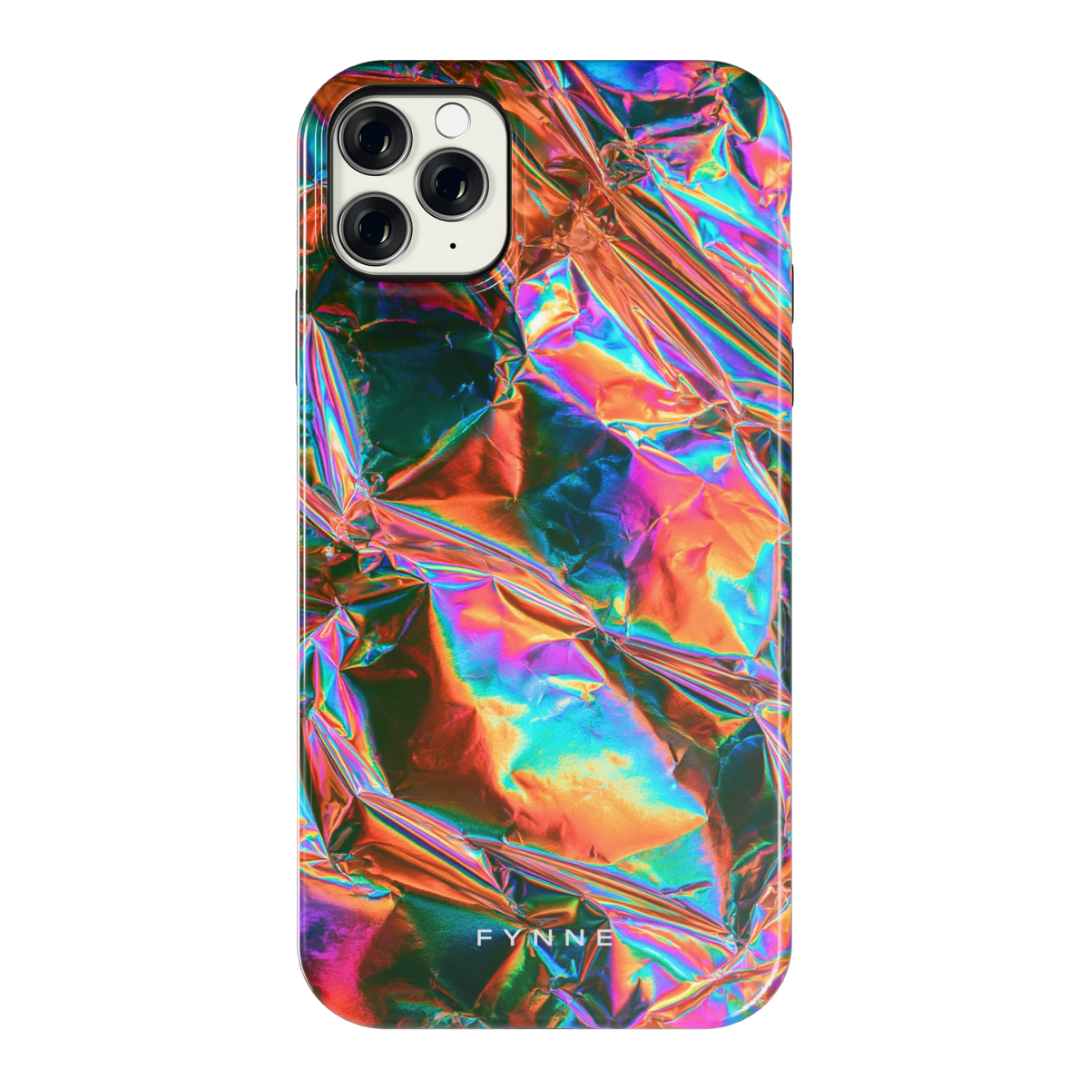 Holografische print hoesje voor iPhone 11 Pro Max, achterkant