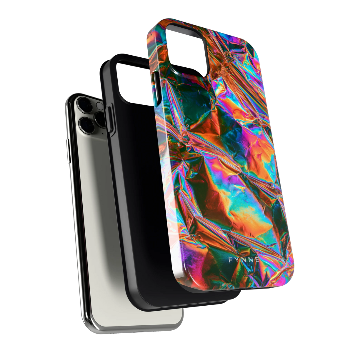 Holografische print hoesje voor iPhone 11 Pro Max, los van de telefoon