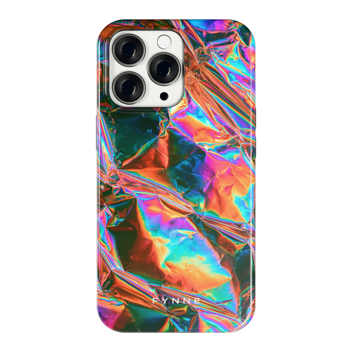 Holografische print hoesje voor iPhone 13 Pro, achterkant