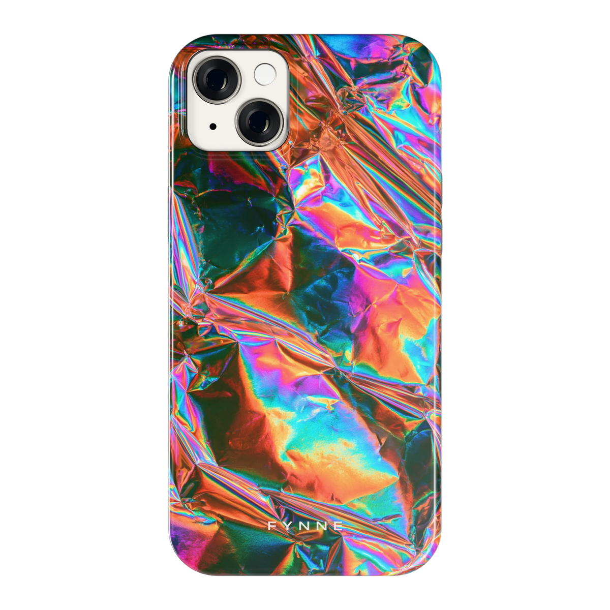 Holografische print hoesje voor iPhone 14 Plus, achterkant