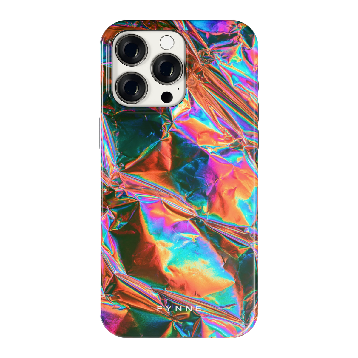 Holografische print hoesje voor iPhone 15 Pro Max, achterkant
