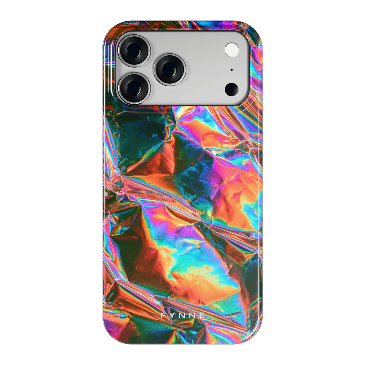 Holografische print hoesje voor iPhone 18 Pro Max, achterkant