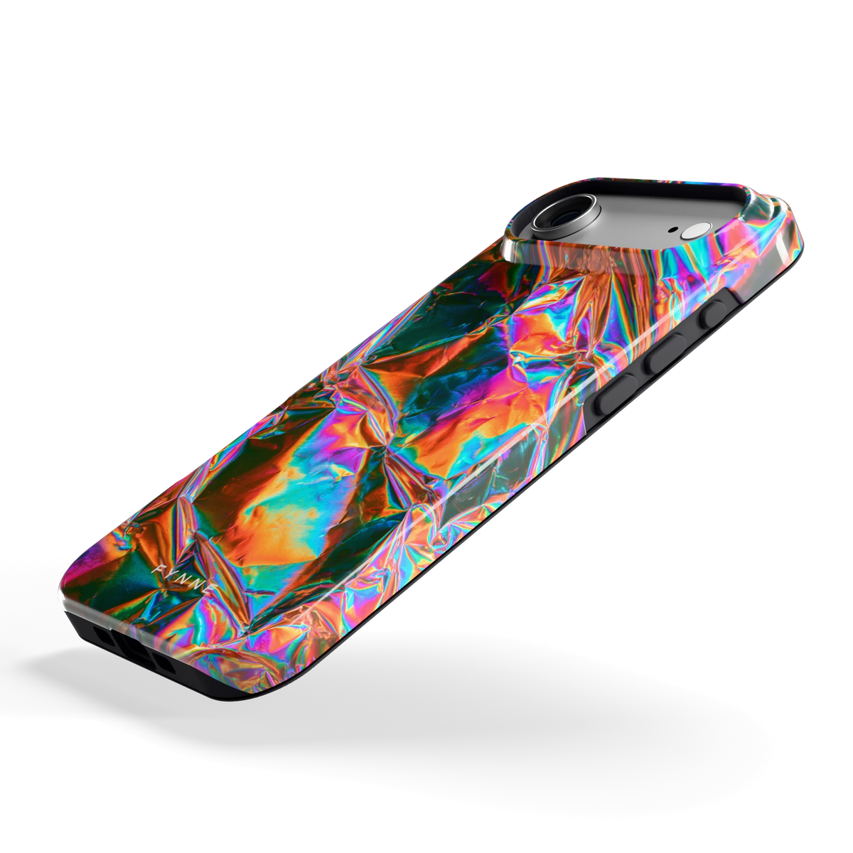 Holografische print hoesje voor iPhone Air, schuin