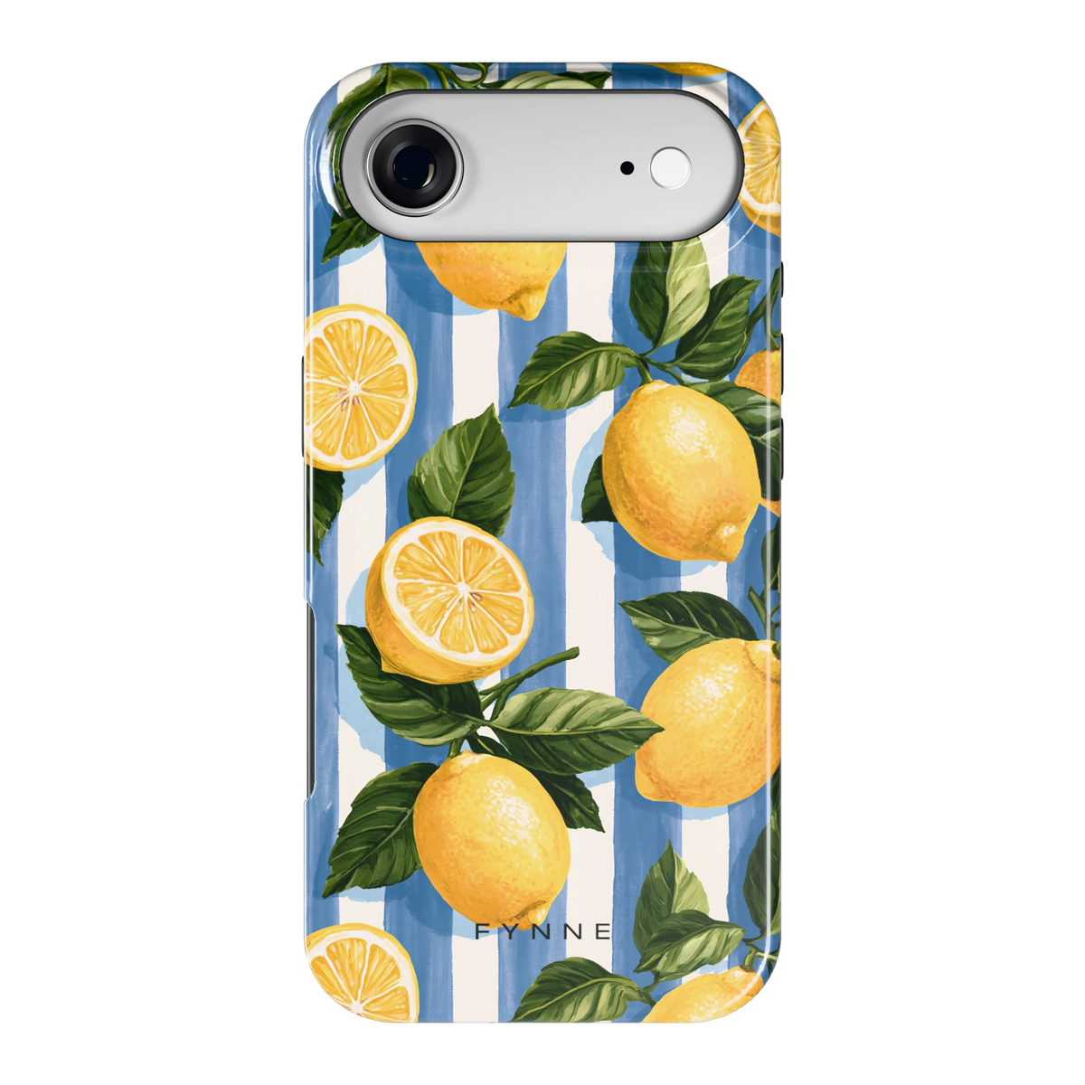 Citroenen op Strepen hoesje voor iPhone Air, achterkant