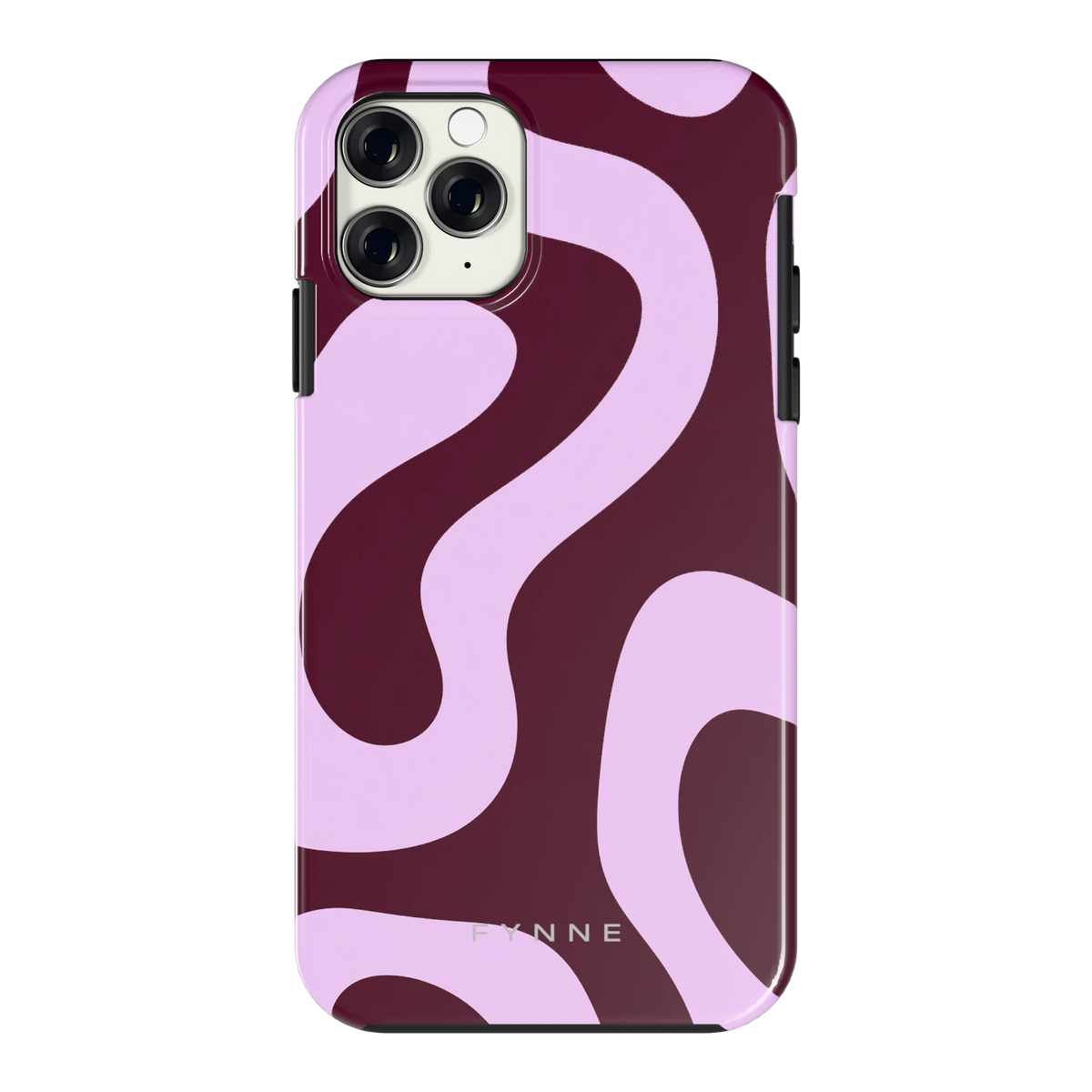 Lila Swirl hoesje voor iPhone 11 Pro, achterkant