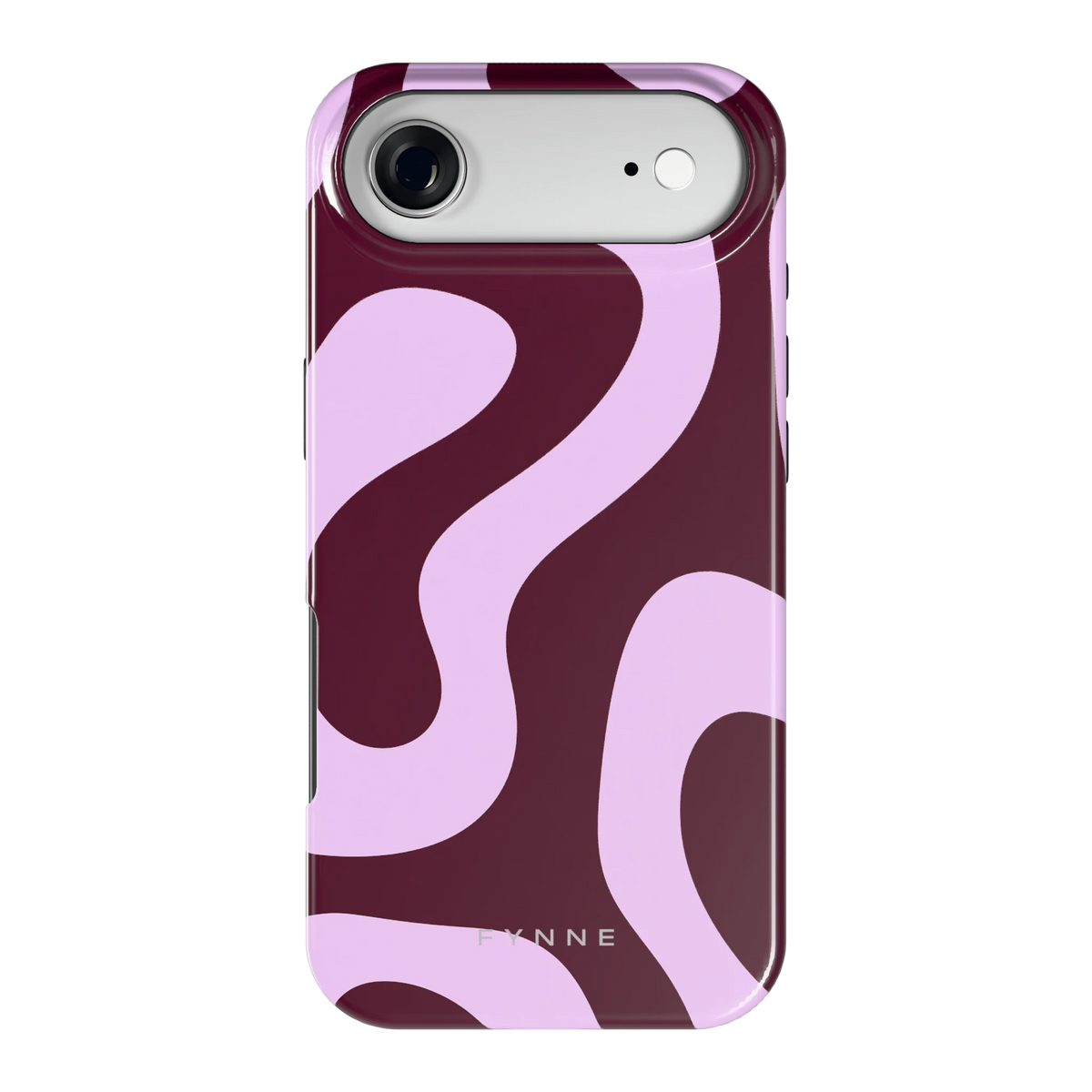 Lila Swirl hoesje voor iPhone Air, achterkant