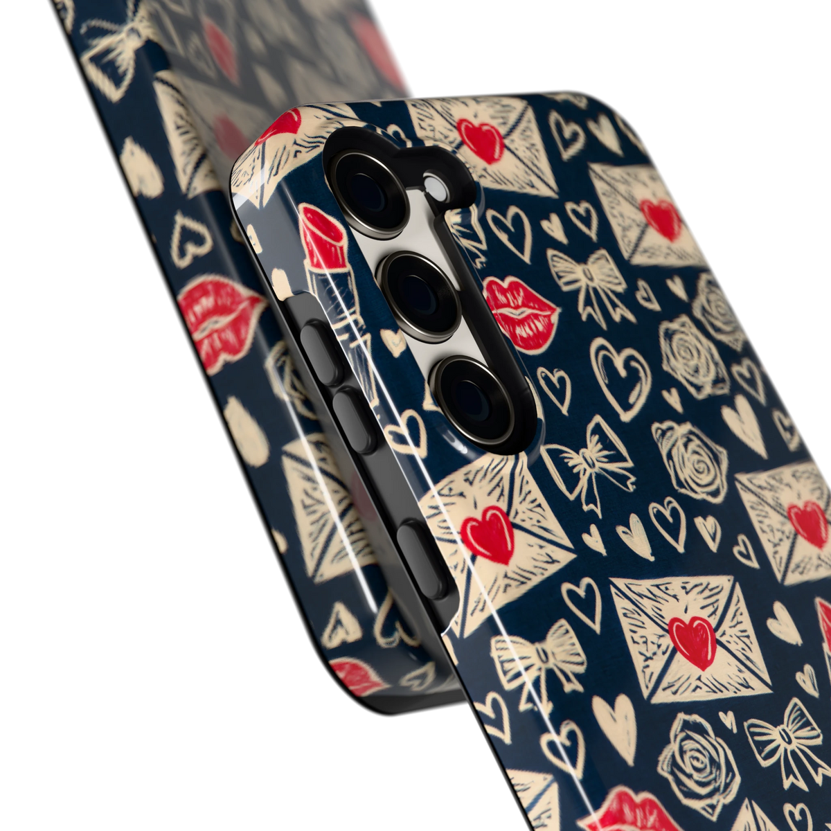 Liefdesbrieven hoesje voor Galaxy S23+, close-up