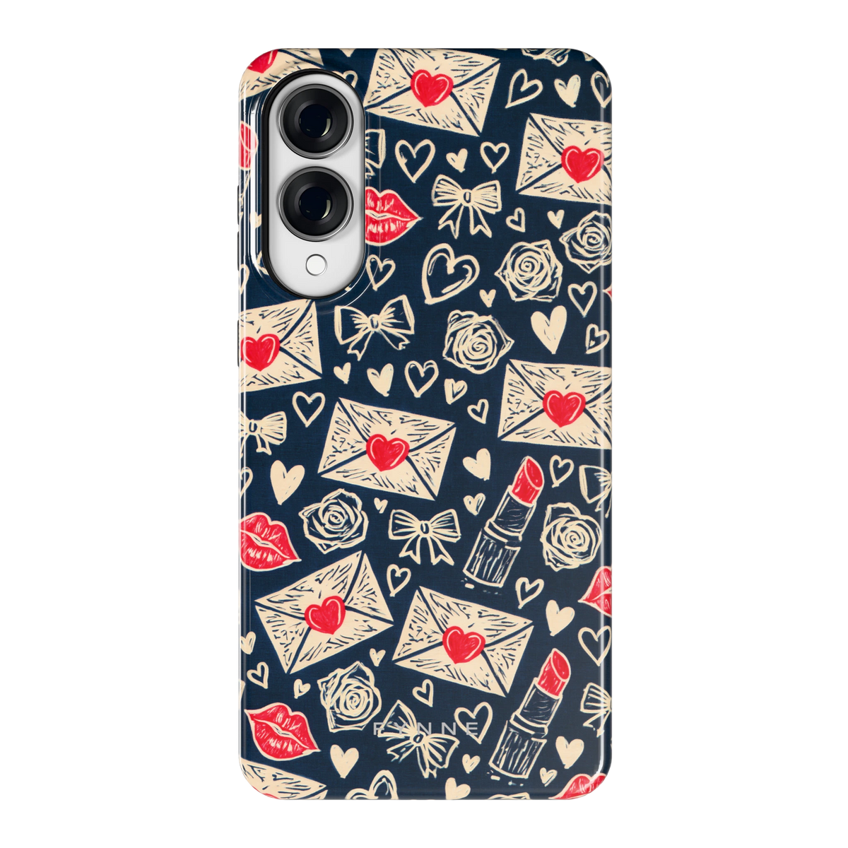 Liefdesbrieven hoesje voor Galaxy S25 Edge, achterkant