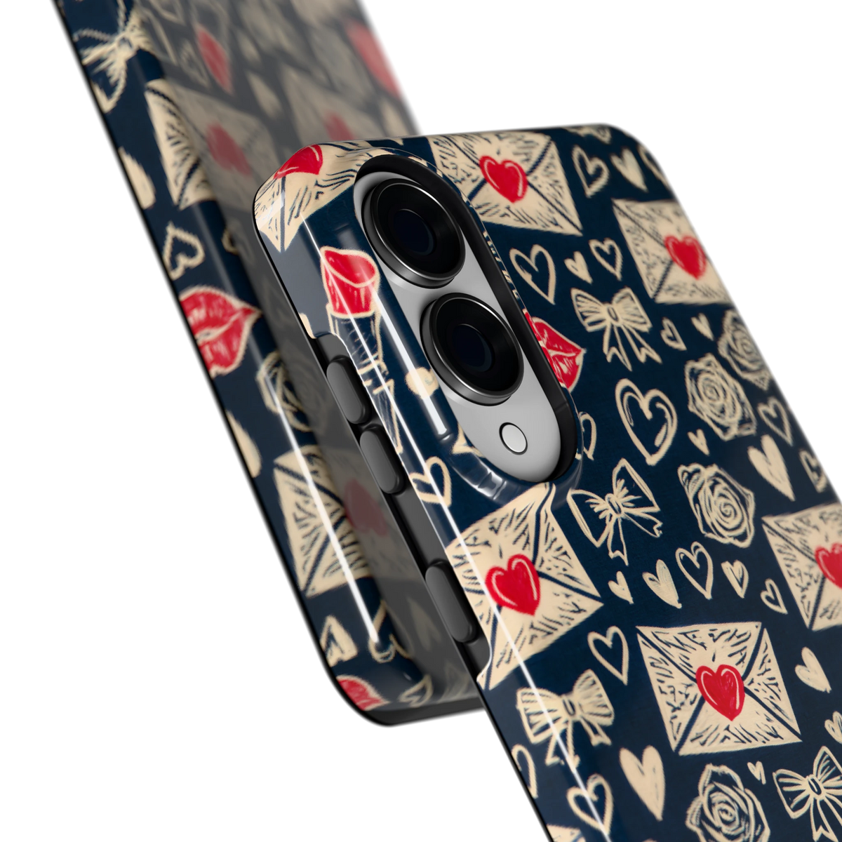 Liefdesbrieven hoesje voor Galaxy S25 Edge, close-up