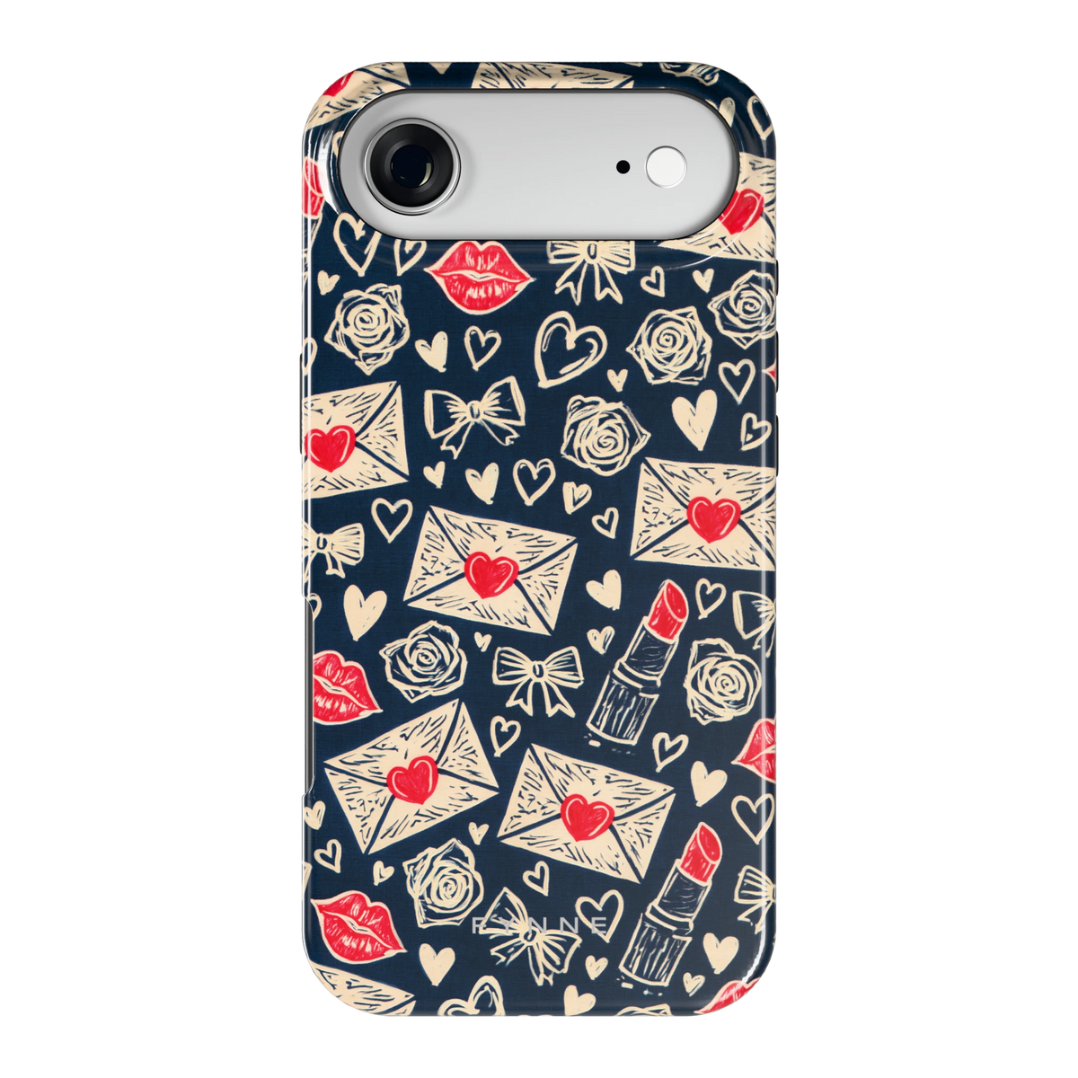 Liefdesbrieven hoesje voor iPhone Air, achterkant