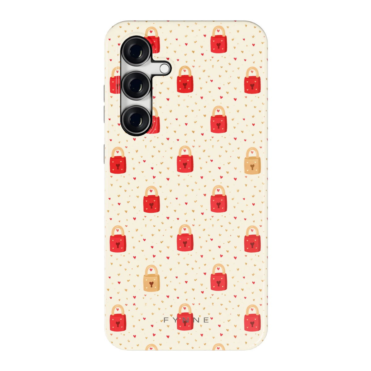 Liefdesslotjes hoesje voor Galaxy S24 FE, achterkant