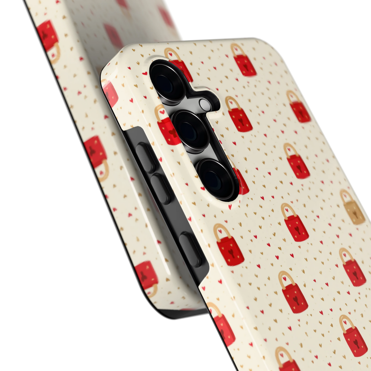 Liefdesslotjes hoesje voor Galaxy S24 FE, close-up