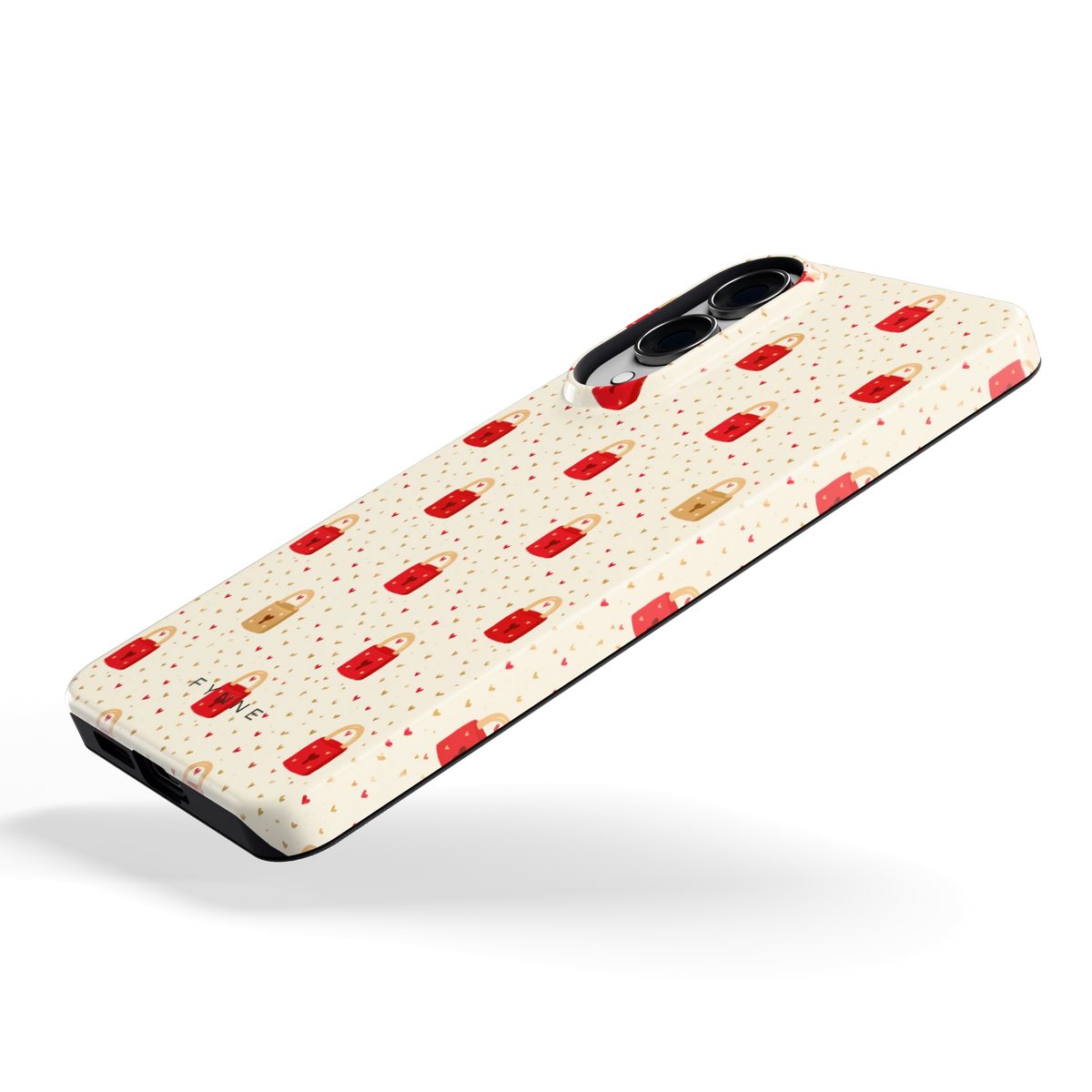 Liefdesslotjes hoesje voor Galaxy S25 Edge, schuin