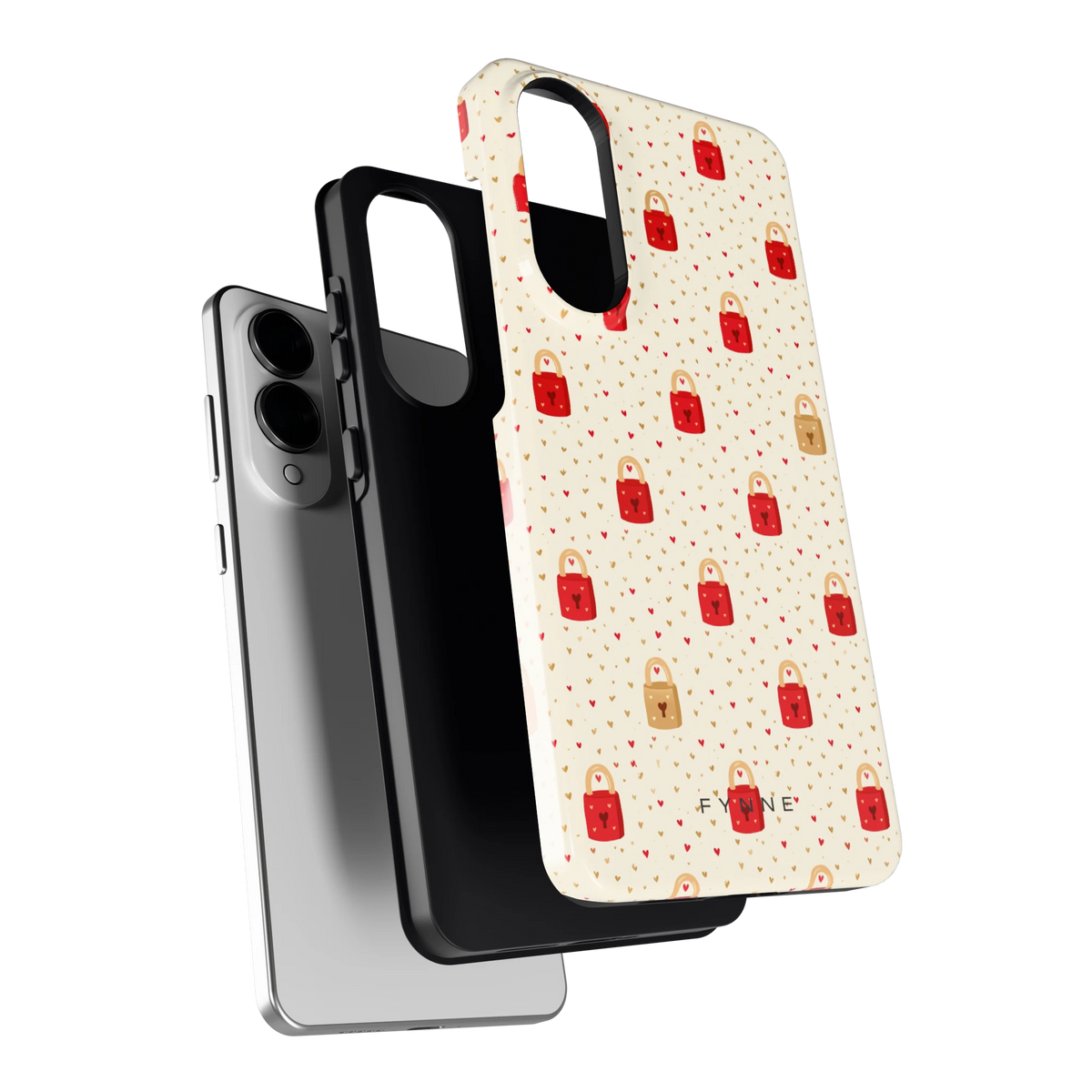 Liefdesslotjes hoesje voor Galaxy S25 Edge, los van de telefoon
