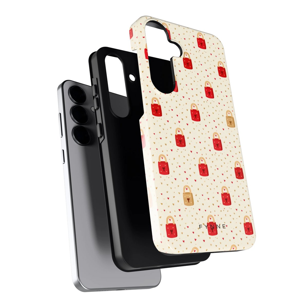 Liefdesslotjes hoesje voor Galaxy S25+, los van de telefoon