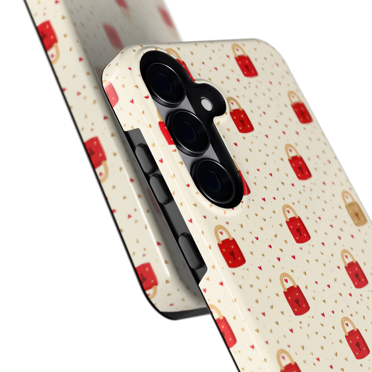 Liefdesslotjes hoesje voor Galaxy S25+, close-up