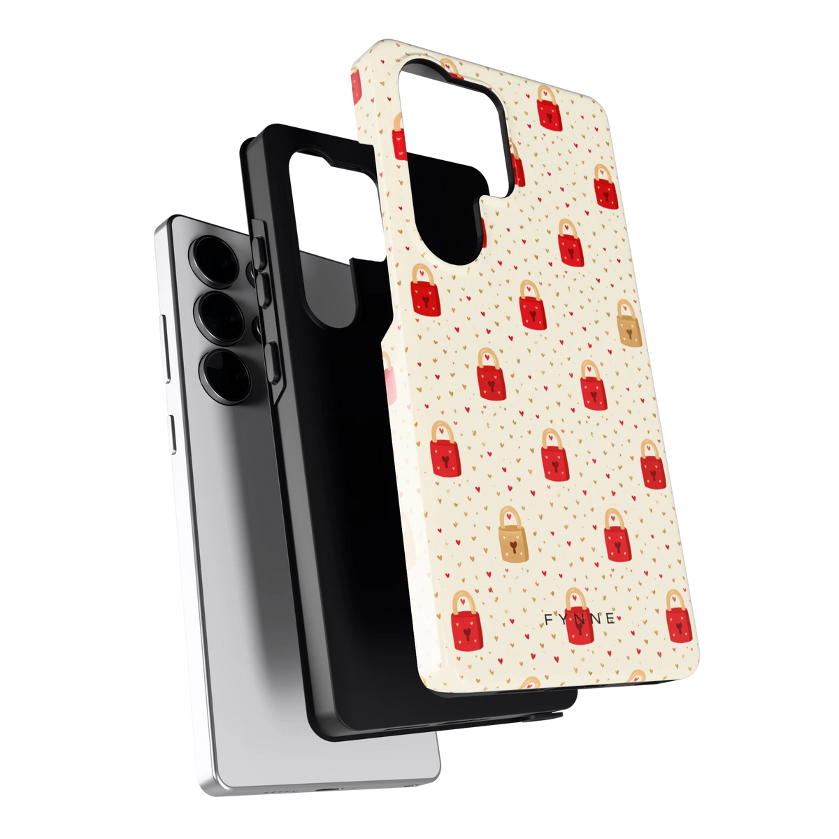 Liefdesslotjes hoesje voor Galaxy S25 Ultra, los van de telefoon
