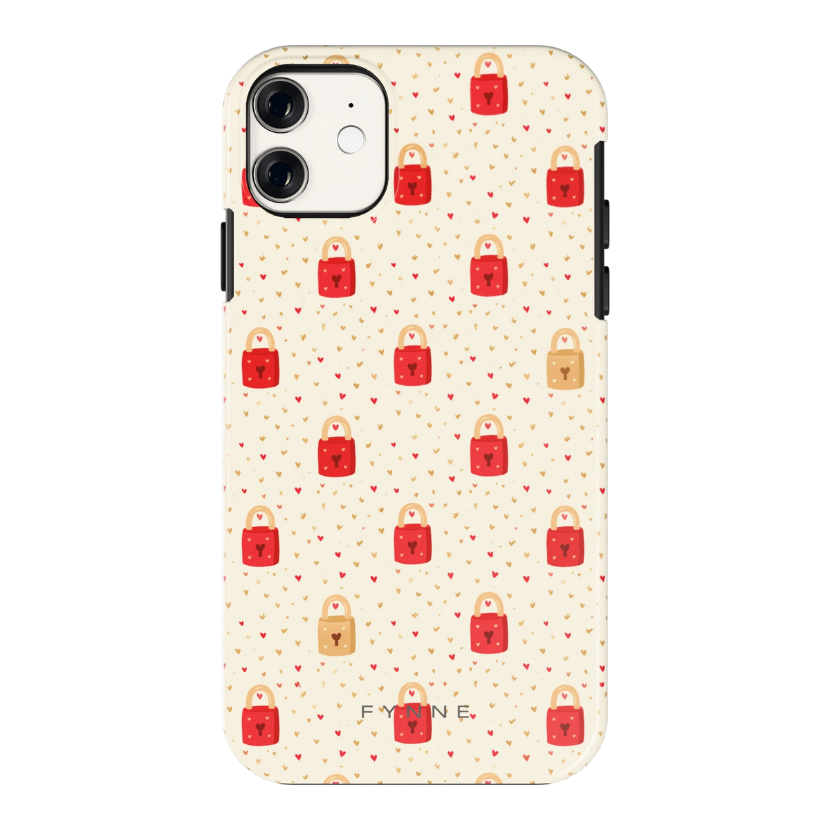 Liefdesslotjes hoesje voor iPhone 11, achterkant