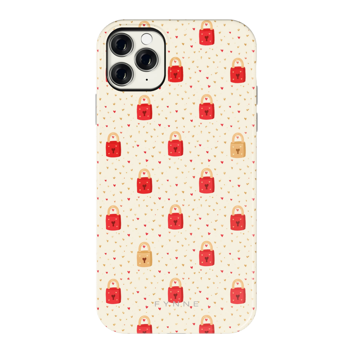 Liefdesslotjes hoesje voor iPhone 11 Pro Max, achterkant