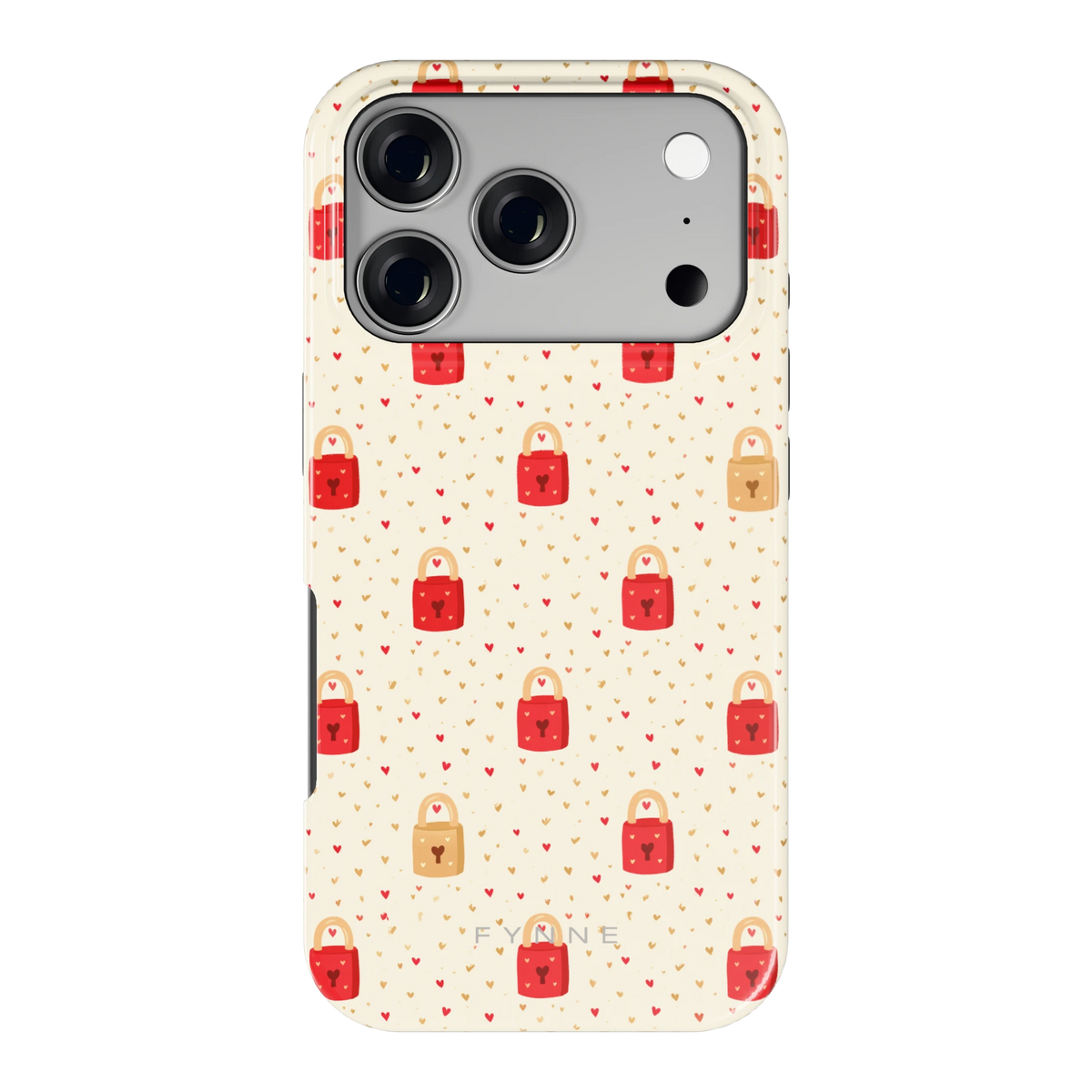 Liefdesslotjes hoesje voor iPhone 17 Pro, achterkant