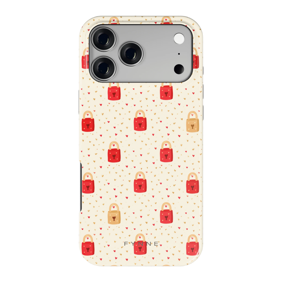 Liefdesslotjes hoesje voor iPhone 17 Pro Max, achterkant