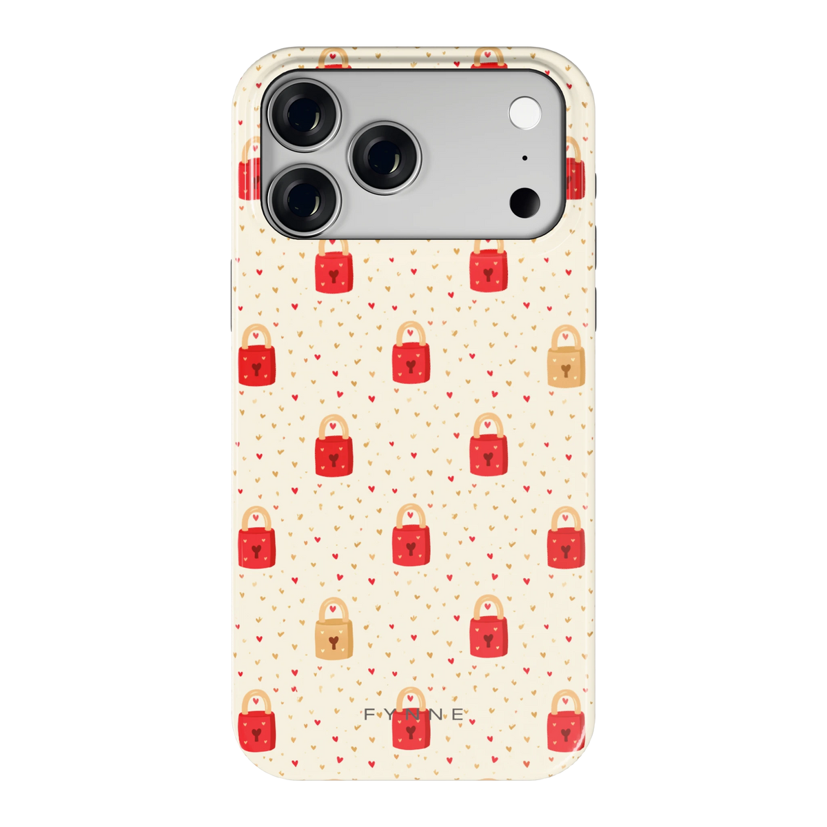 Liefdesslotjes hoesje voor iPhone 18 Pro Max, achterkant