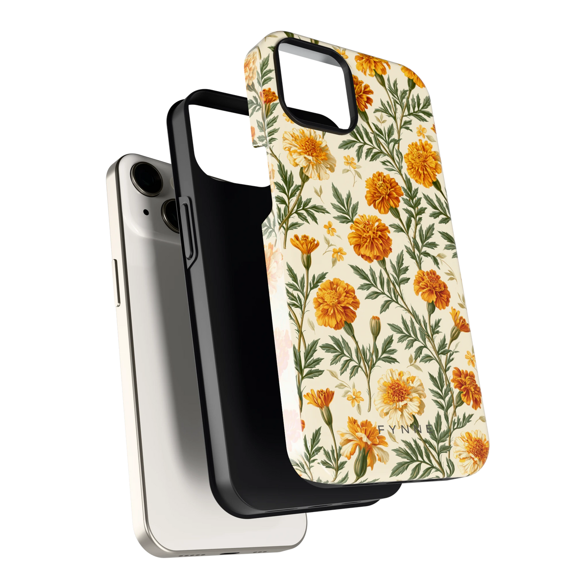 Goudsbloemenveld hoesje voor iPhone 13, los van de telefoon