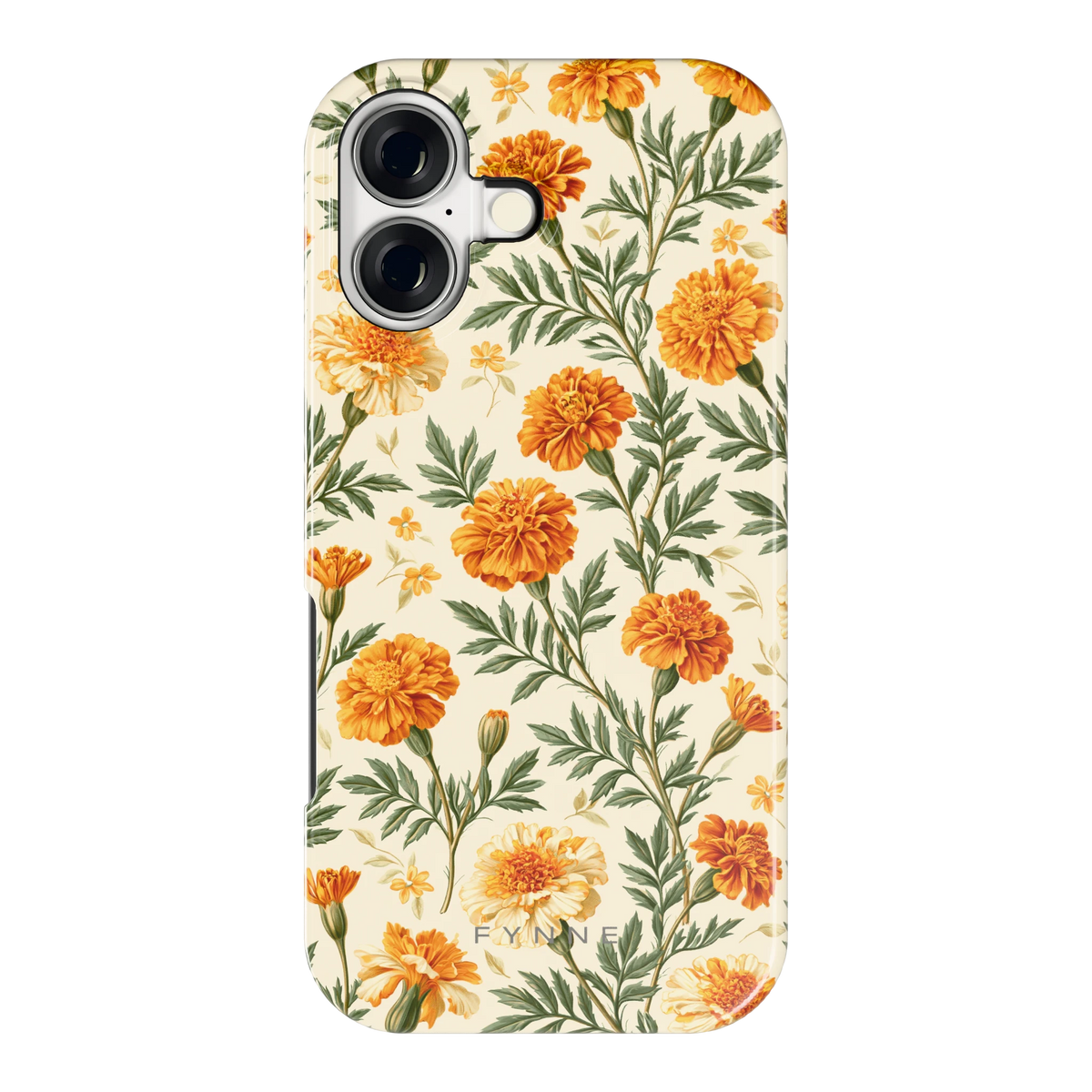 Goudsbloemenveld hoesje voor iPhone 17, achterkant