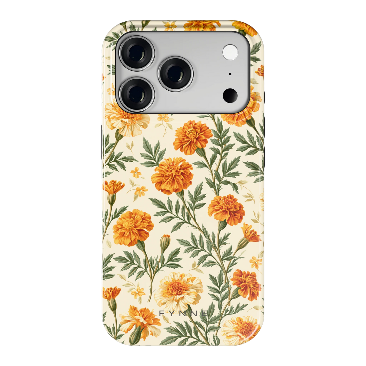 Goudsbloemenveld hoesje voor iPhone 18 Pro, achterkant