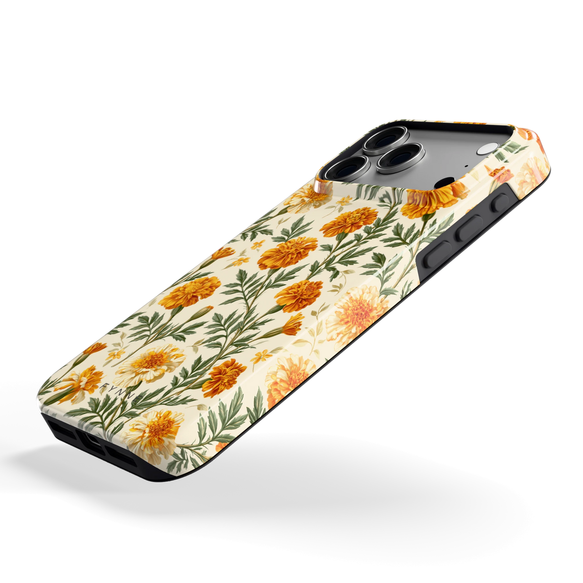 Goudsbloemenveld hoesje voor iPhone 18 Pro Max, schuin