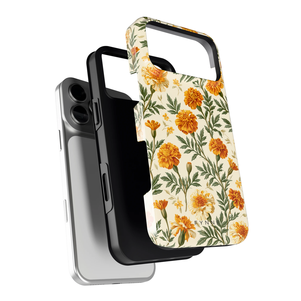 Goudsbloemenveld hoesje voor iPhone 18 Pro Max, los van de telefoon