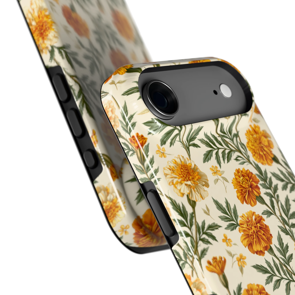 Goudsbloemenveld hoesje voor iPhone Air, close-up