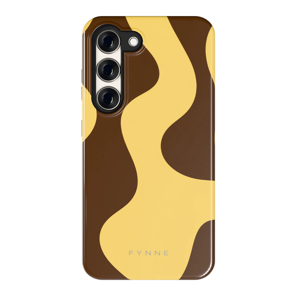 Chocolade Golven hoesje voor Galaxy S23, achterkant