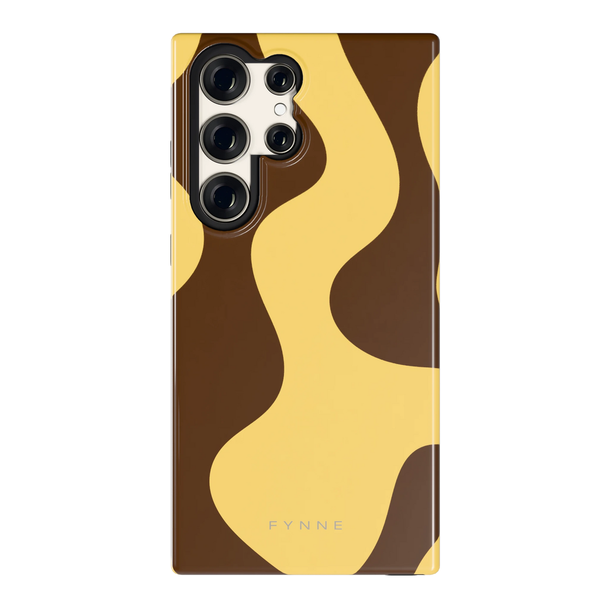 Chocolade Golven hoesje voor Galaxy S23 Ultra, achterkant
