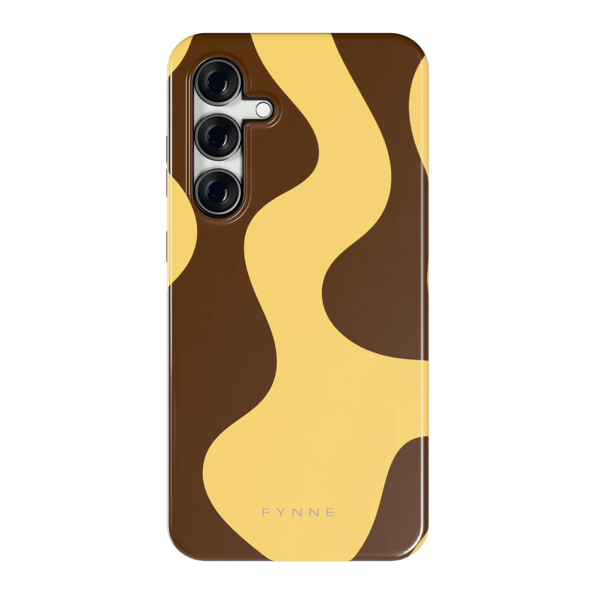 Chocolade Golven hoesje voor Galaxy S24 FE, achterkant