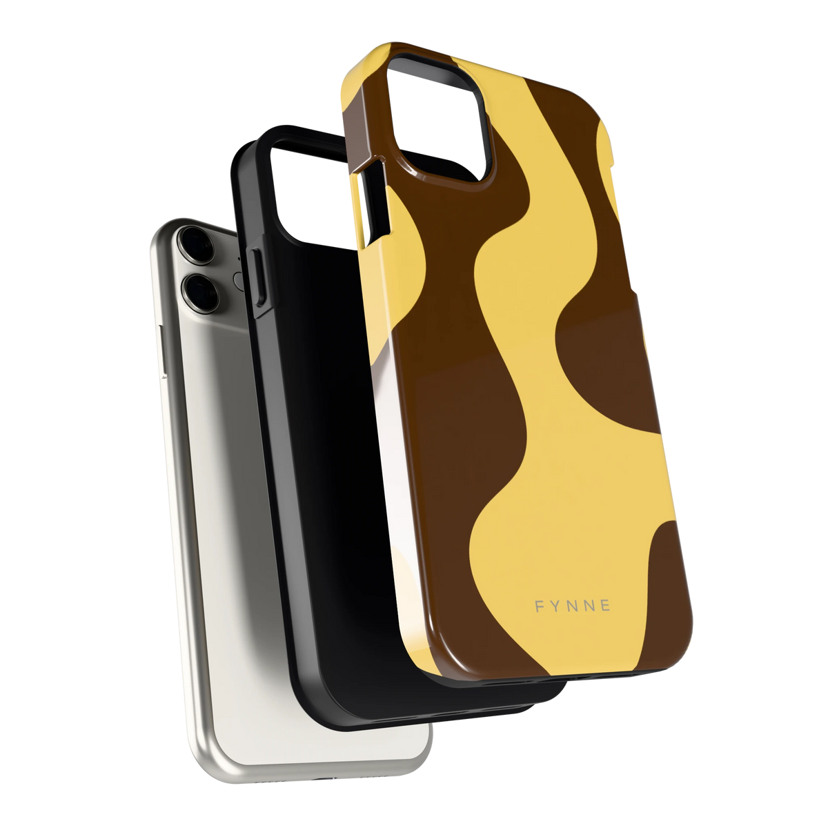 Chocolade Golven hoesje voor iPhone 11, los van de telefoon