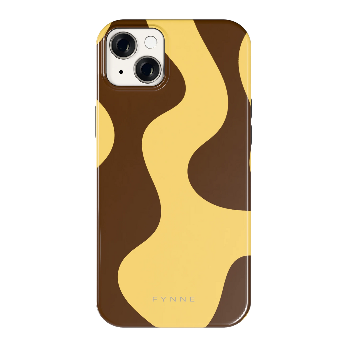 Chocolade Golven hoesje voor iPhone 14 Plus, achterkant