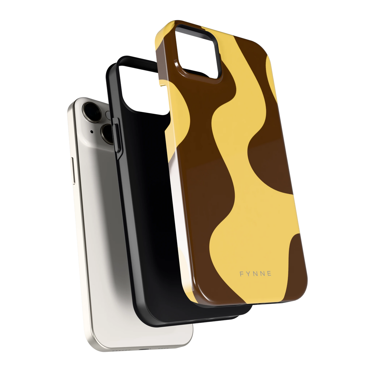 Chocolade Golven hoesje voor iPhone 14 Plus, los van de telefoon